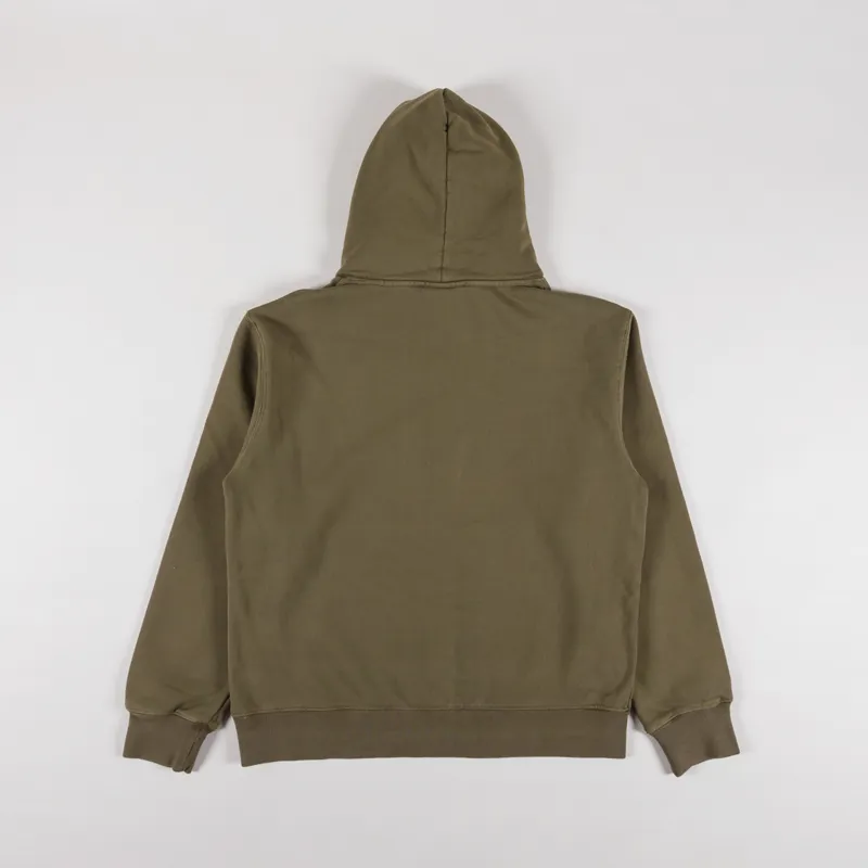 Purple Mountain Observatory Garment Dye Hoody Khaki-1