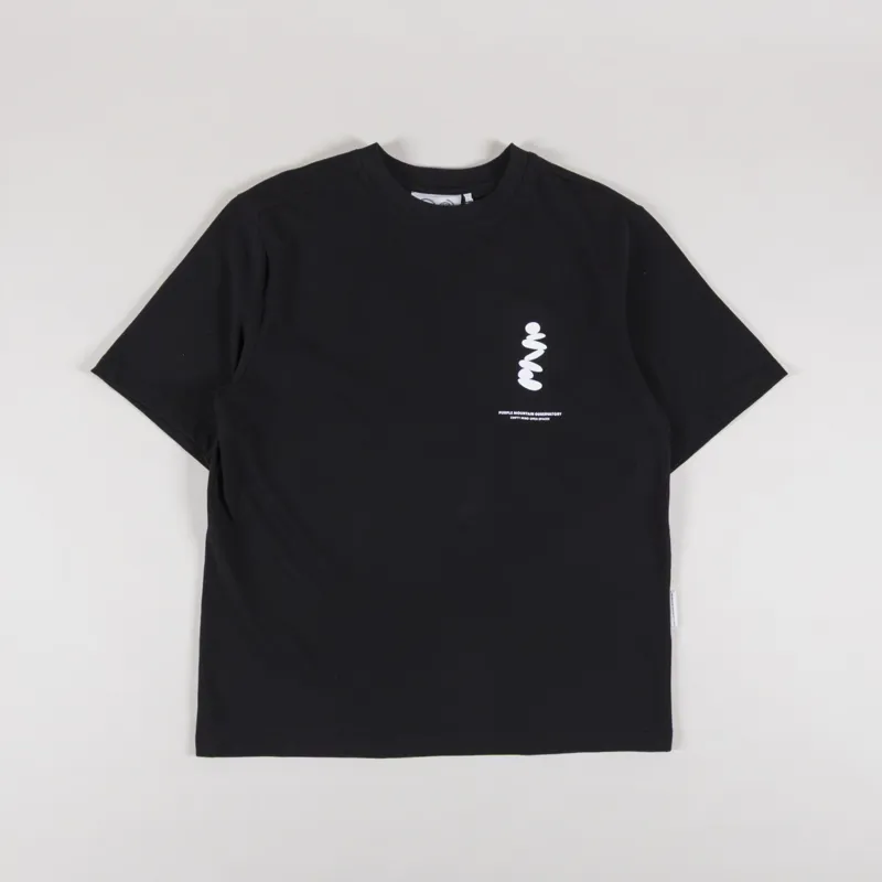 Purple Mountain Observatory Boulders T Shirt Black-1