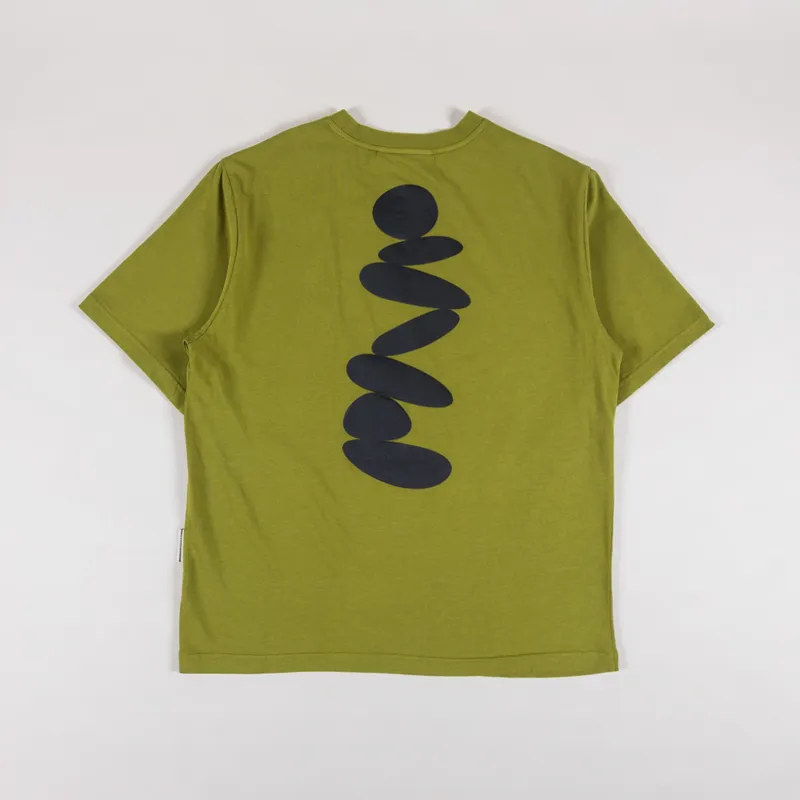 Purple Mountain Observatory Boulders T Shirt Olive