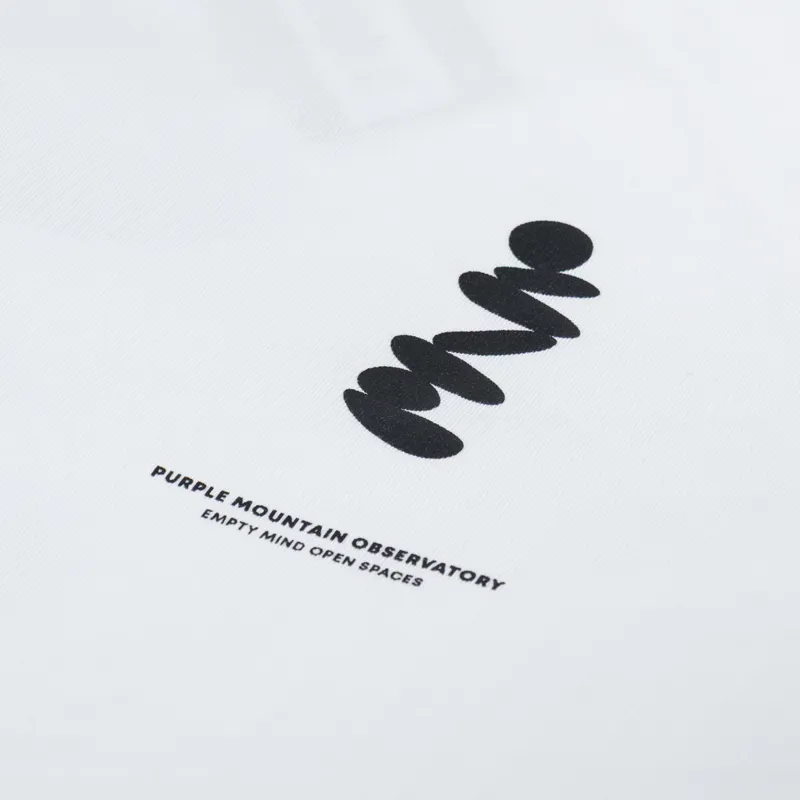 Purple Mountain Observatory Boulders T Shirt White-5
