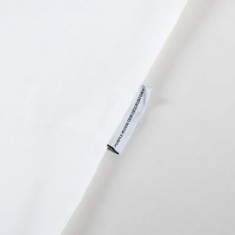 Purple Mountain Observatory Boulders T Shirt White-6