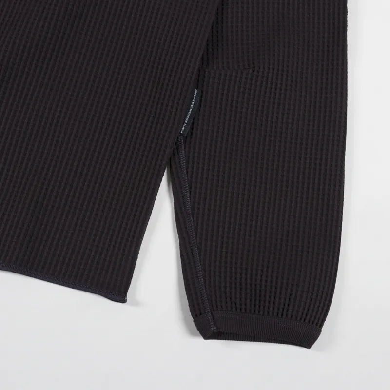 Purple Mountain Observatory Waffle Long Sleeve Jersey Chocolate-7