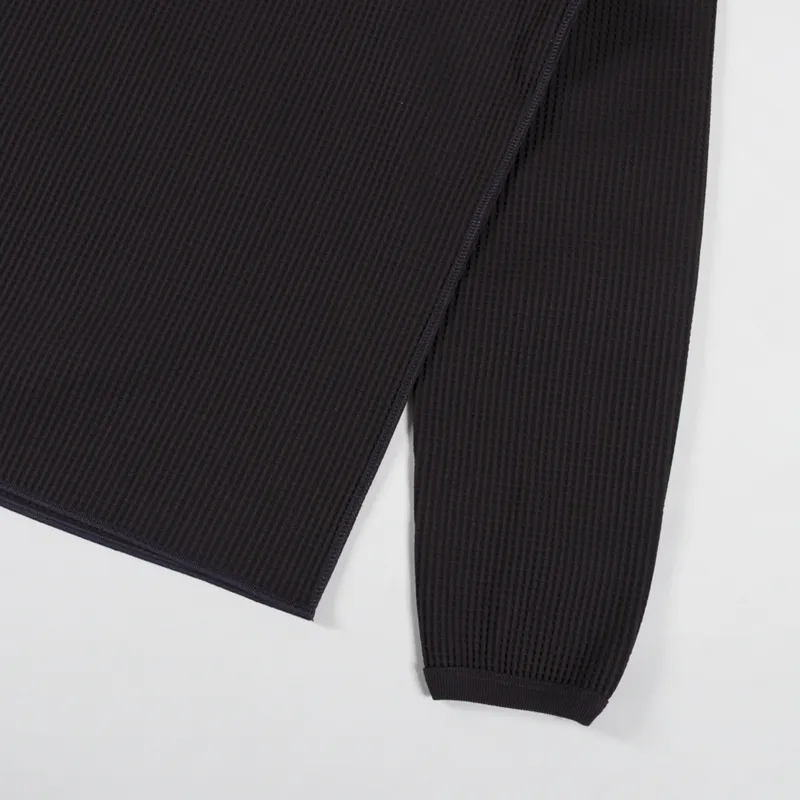 Purple Mountain Observatory Waffle Long Sleeve Jersey Chocolate-8