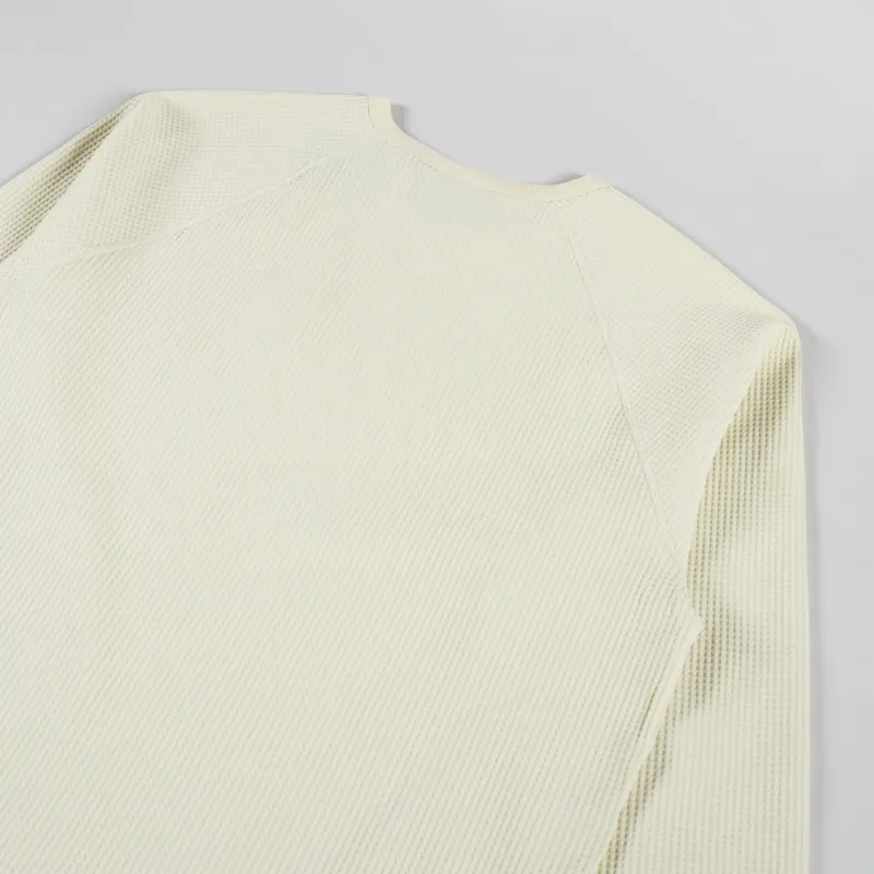 Purple Mountain Observatory Waffle Long Sleeve Cream-3