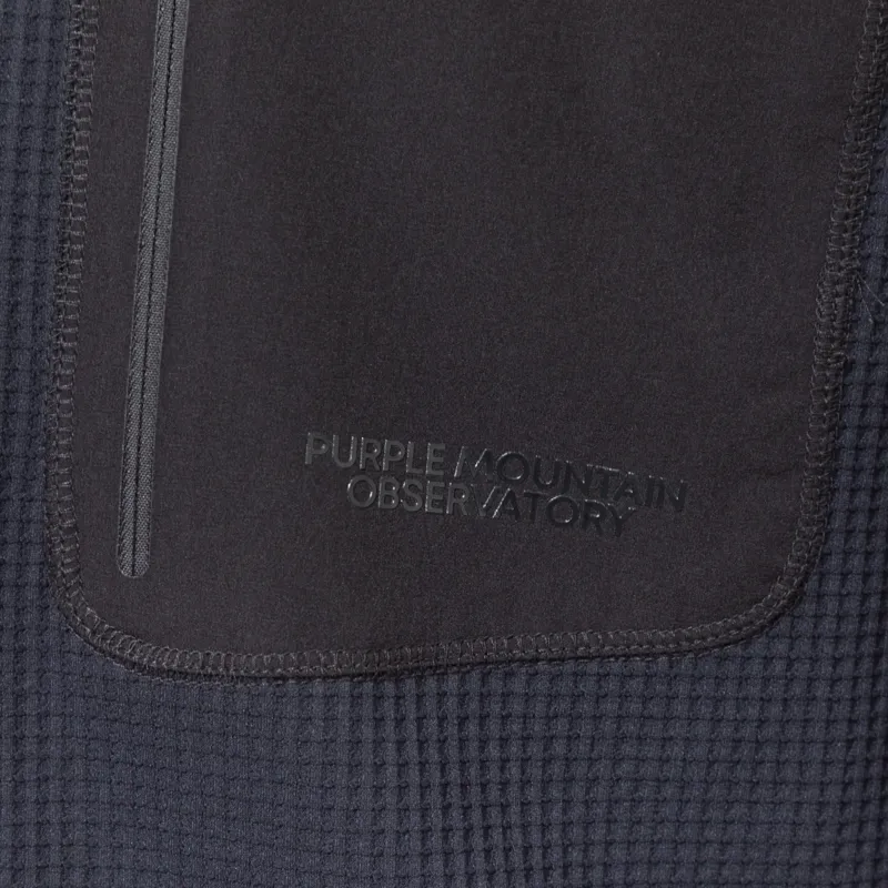 Purple Mountain Observatory Waffle Long Sleeve Black-7