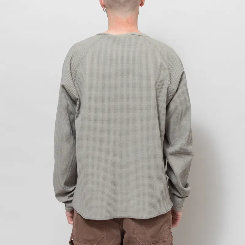 Purple Mountain Observatory Waffle Long Sleeve Concrete-3