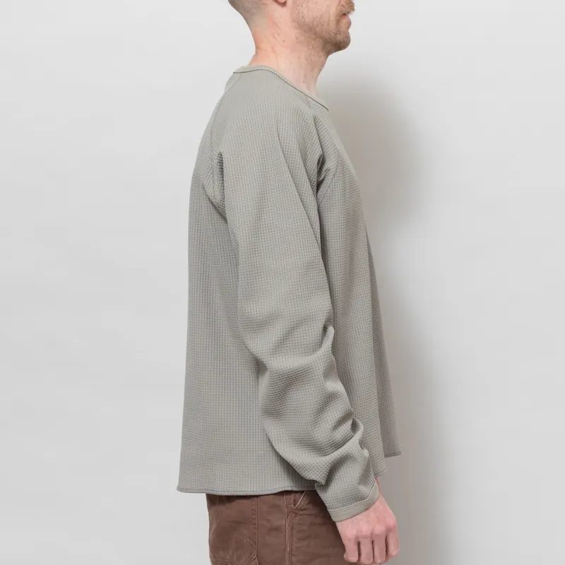 Purple Mountain Observatory Waffle Long Sleeve Concrete-4