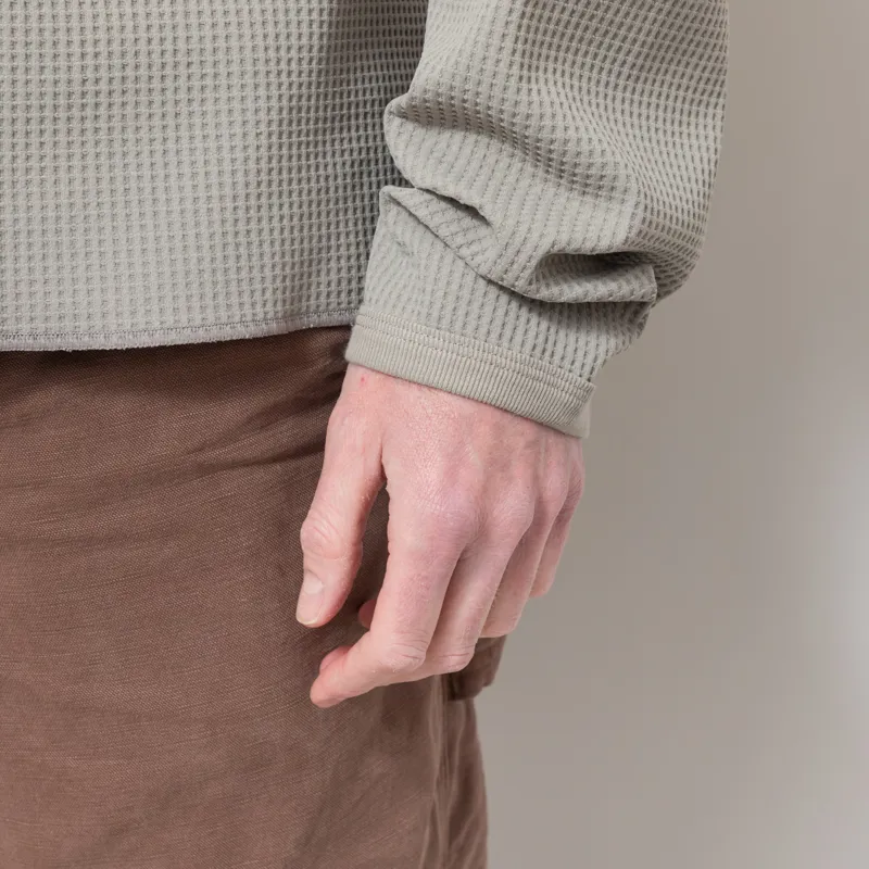 Purple Mountain Observatory Waffle Long Sleeve Concrete-8