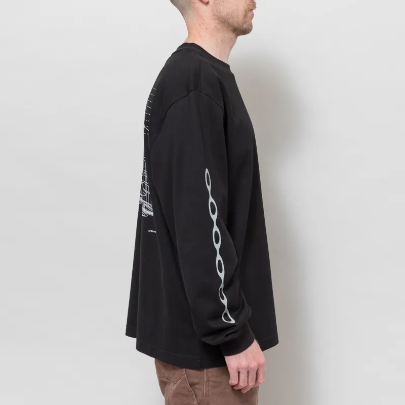 Purple Mountain Observatory Map Projections T Shirt Black-4