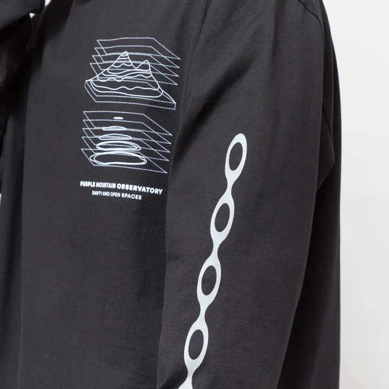 Purple Mountain Observatory Map Projections T Shirt Black-5