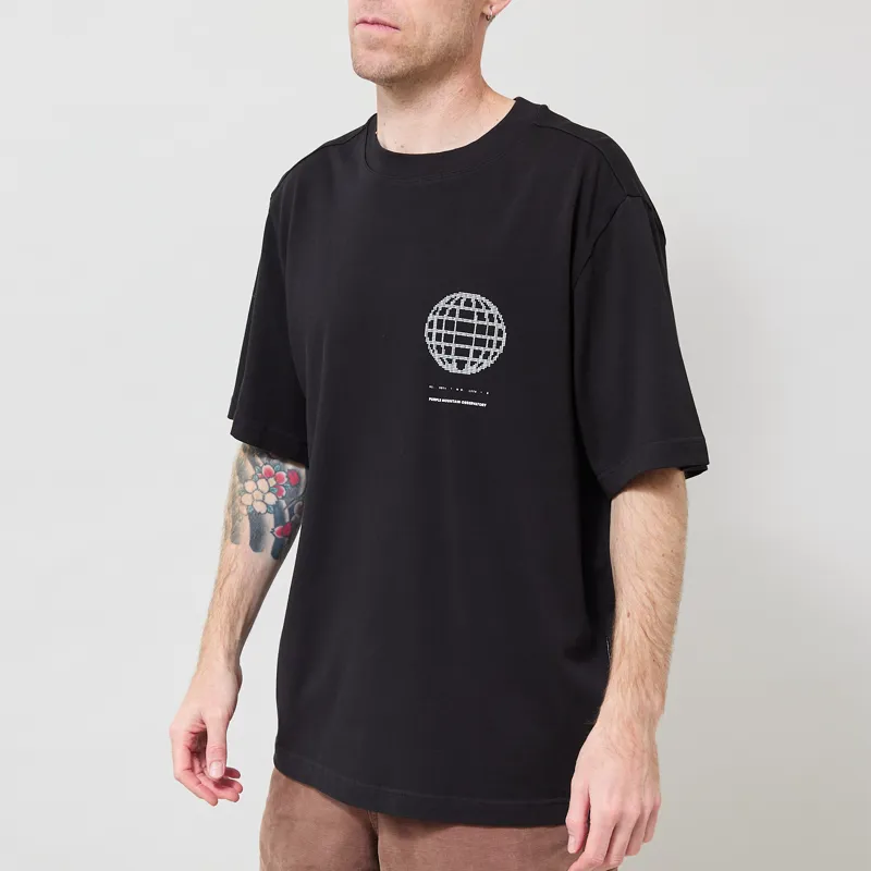 Purple Mountain Observatory Canopus T Shirt Black-1