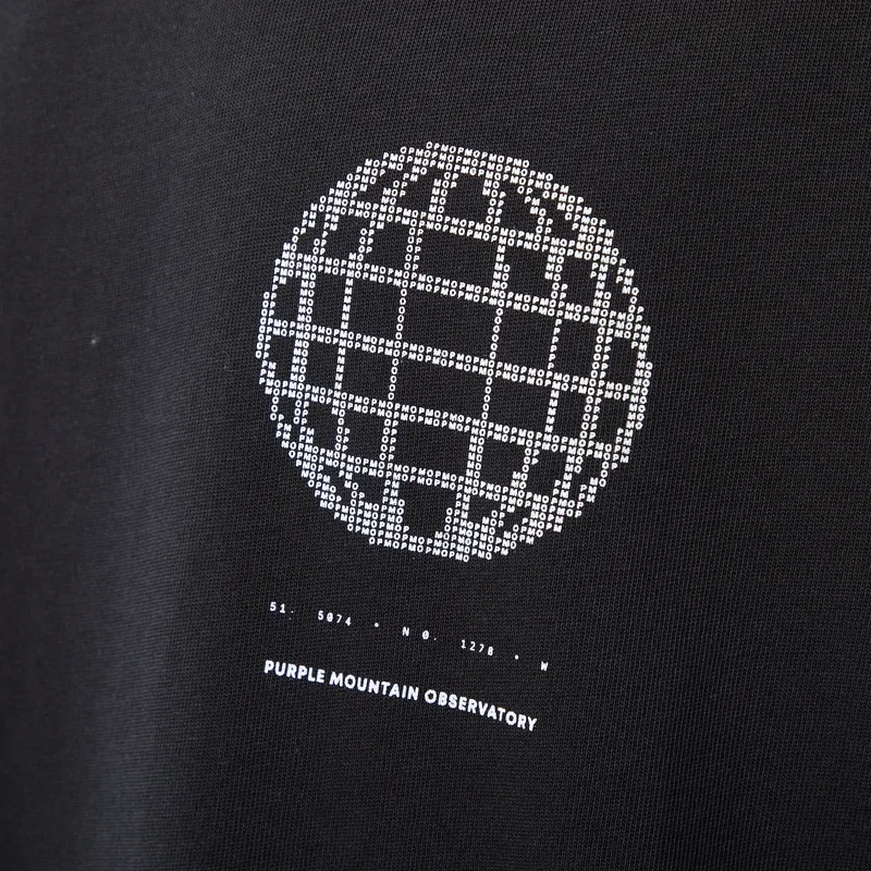 Purple Mountain Observatory Canopus T Shirt Black-5