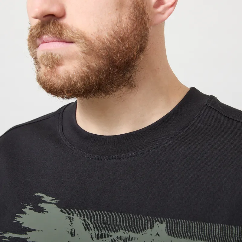 Purple Mountain Observatory Long Spaces Long Sleeve T Shirt Black-5