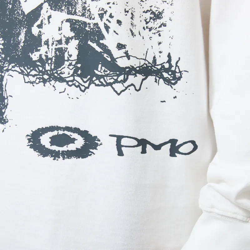 Purple Mountain Observatory Long Spaces Long Sleeve T Shirt White-7