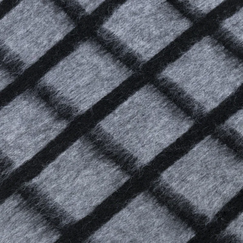 Temp Surf Co. Pane Zip Knit Grey Black-5