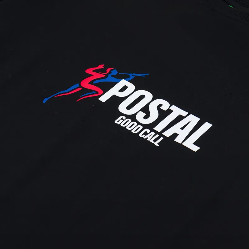 Postal Good Call T Shirt Black-2