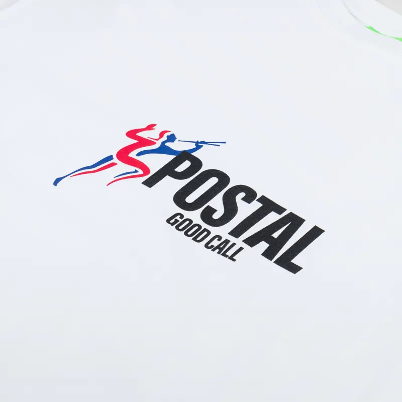 Postal Good Call T Shirt White-2