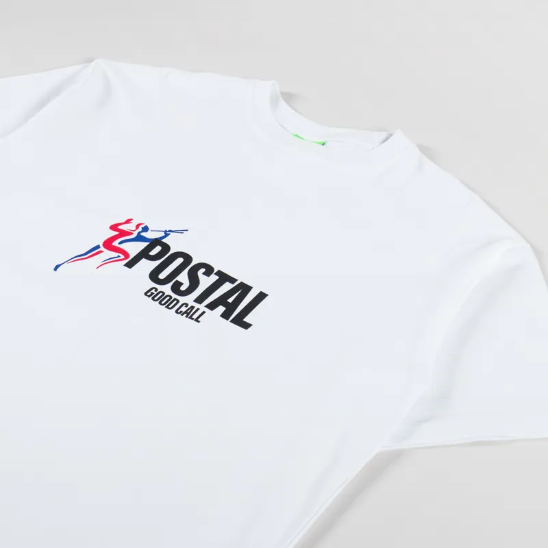 Postal Good Call T Shirt White-1