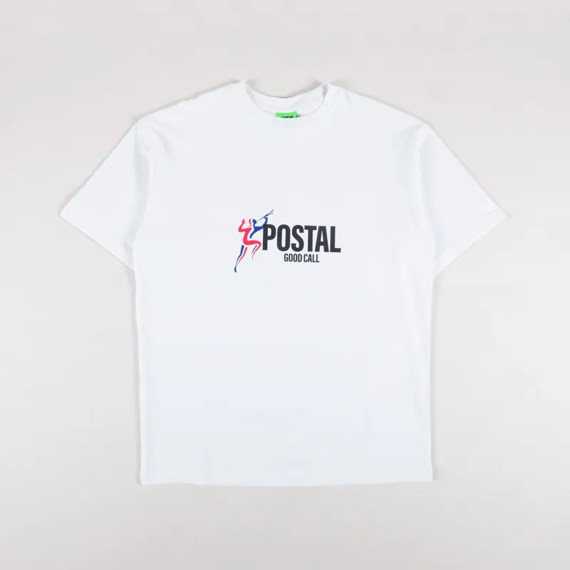 Postal Good Call T Shirt White