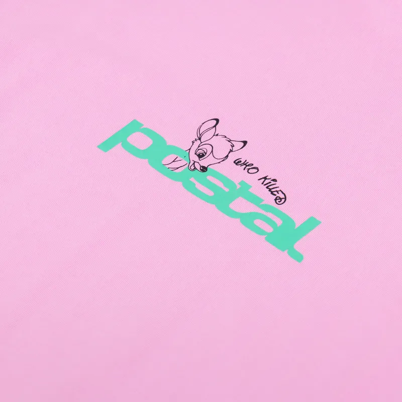Postal Who Killed T Shirt Dusty Pink-2
