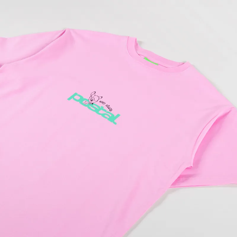 Postal Who Killed T Shirt Dusty Pink-1