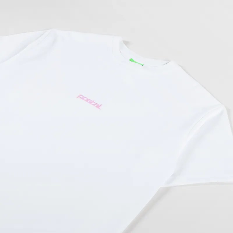 Postal Small Logo T Shirt White-1