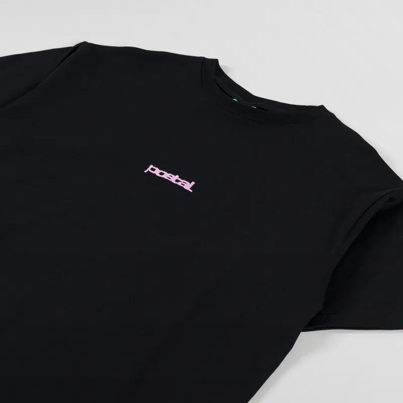 Postal Small Logo T Shirt Black-1