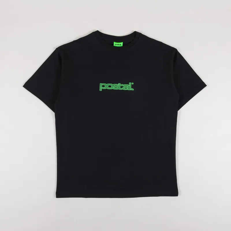 Postal Polka Dot Logo T Shirt Black