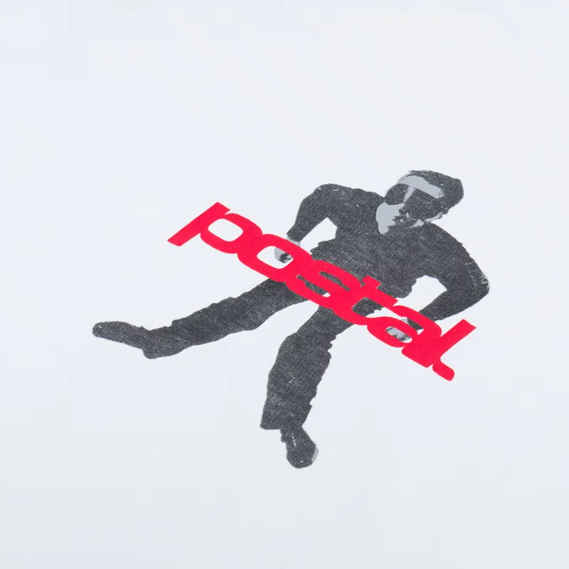 Postal Stop T Shirt White-2