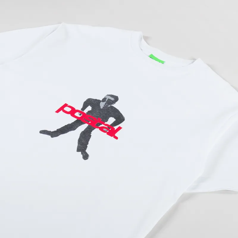 Postal Stop T Shirt White-1