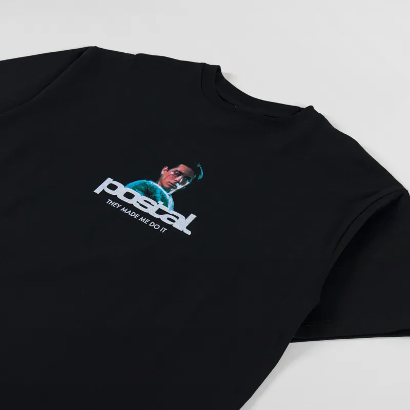 Postal They Made Me T Shirt Black-1