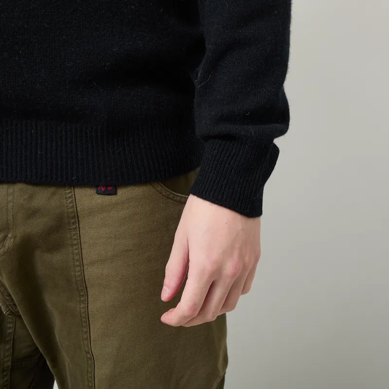 Pittari Knitted Polo Sweater Black-6
