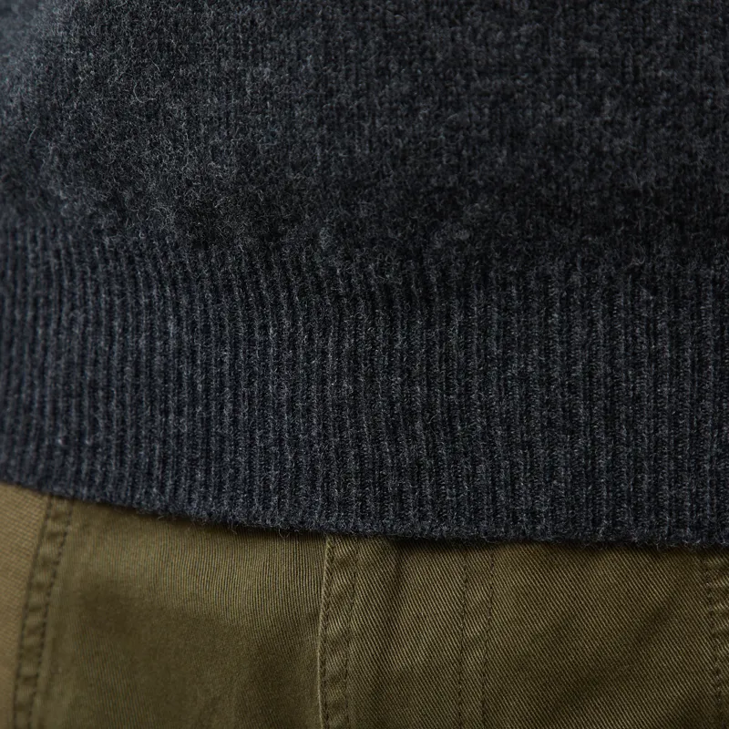 Pittari Knitted Polo Sweater Charcoal-7
