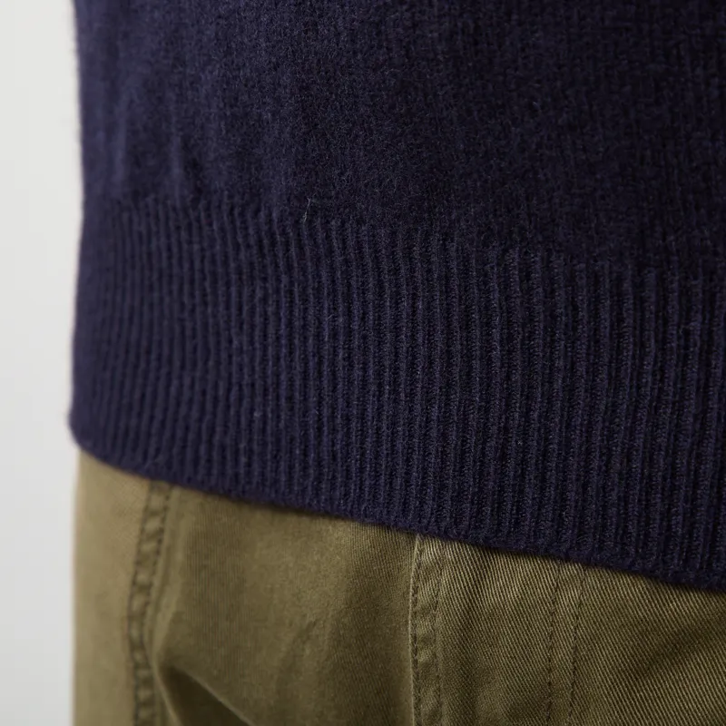 Pittari Knitted Polo Sweater Navy-7