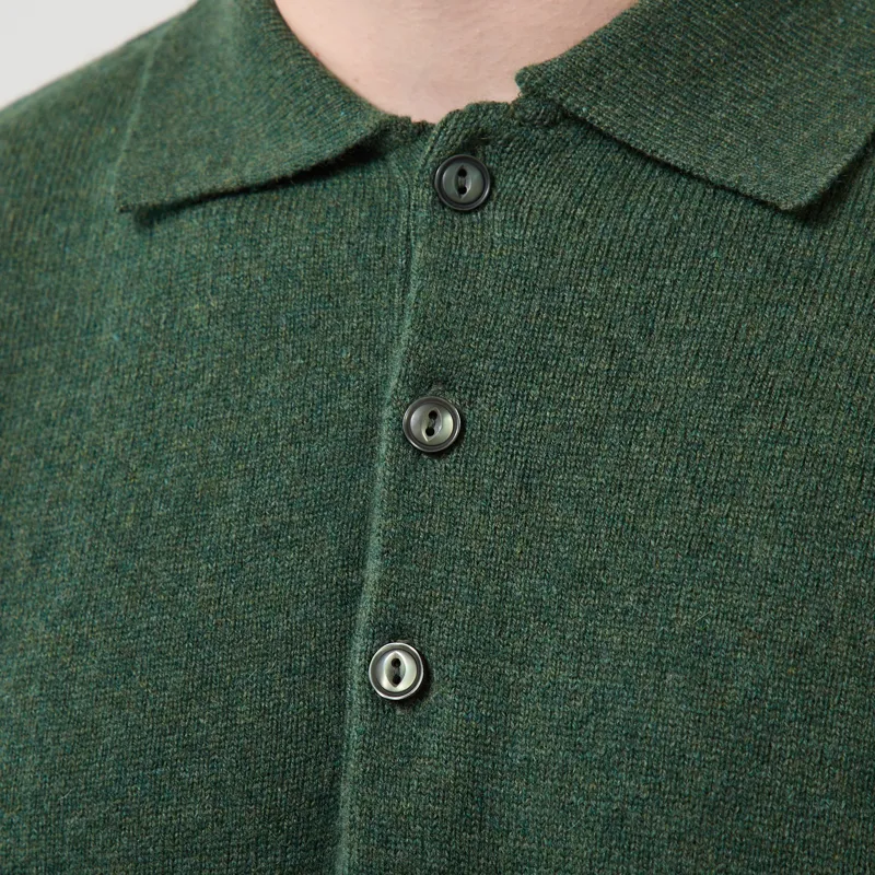 Pittari Knitted Polo Sweater Rosemary-4