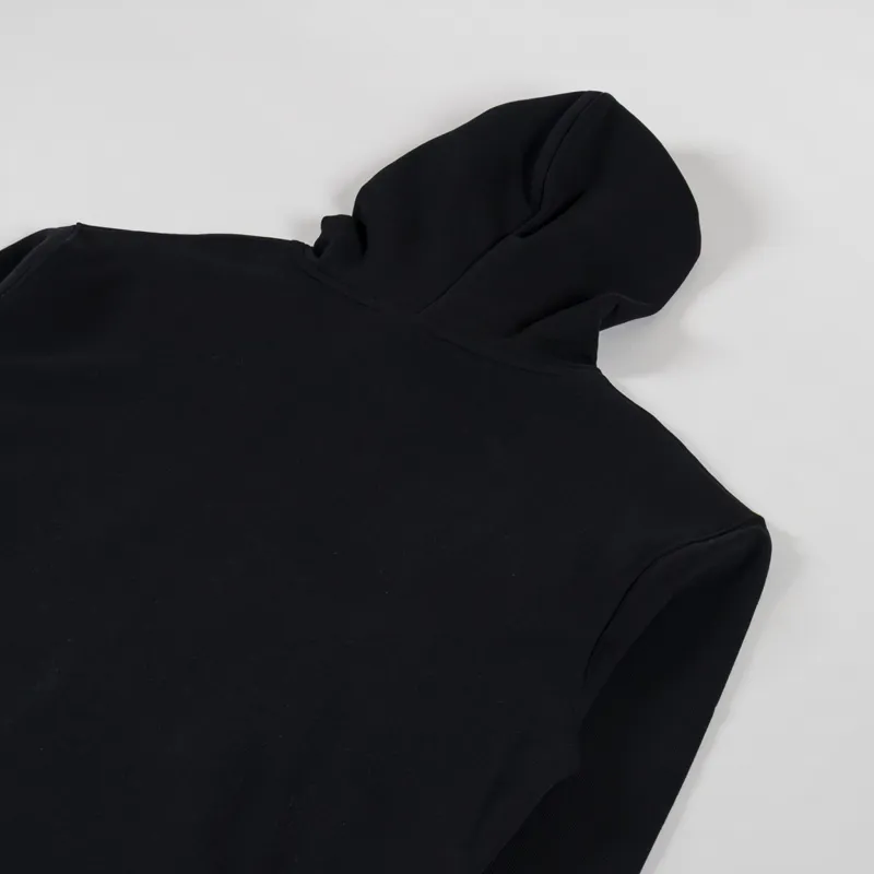 Postal Safety Pin Hoodie Black-3