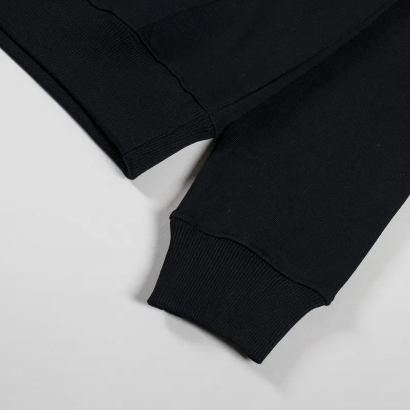 Postal Safety Pin Hoodie Black-7