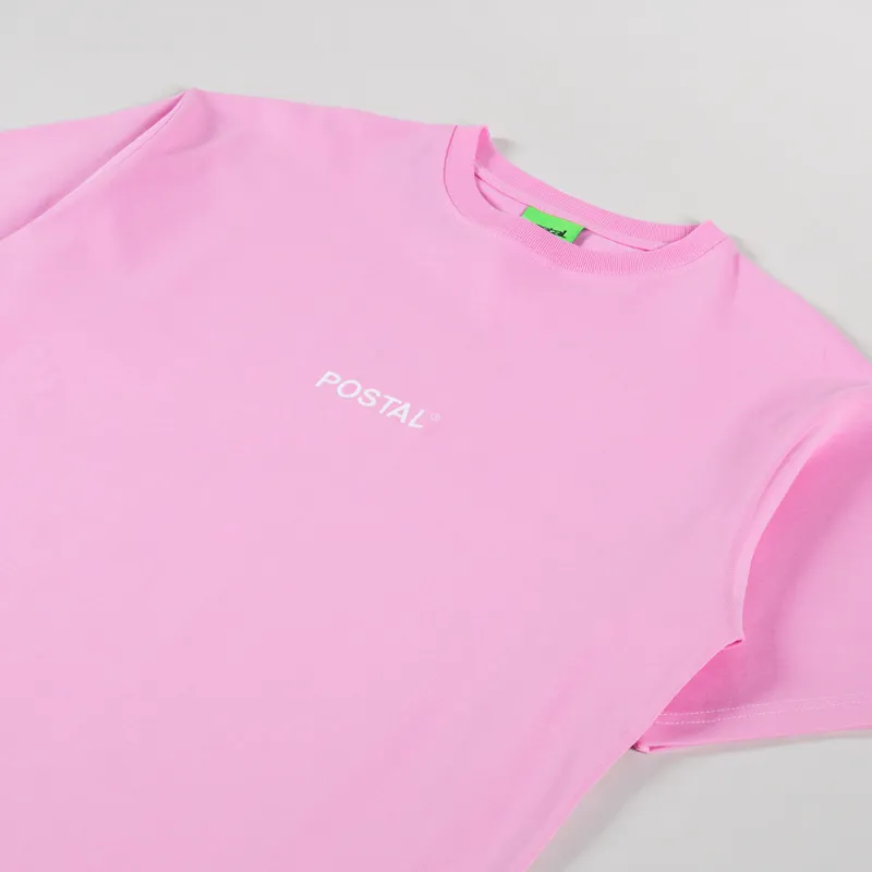 Postal Basic Logo T Shirt Dusty Pink-1