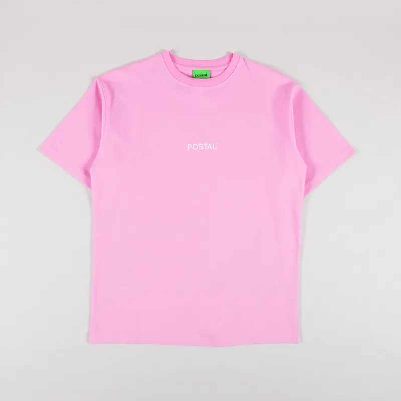 Postal Basic Logo T Shirt Dusty Pink