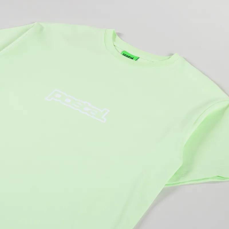 Postal Bold Outline T Shirt Green-1