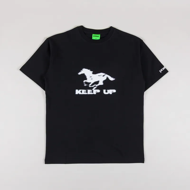 Postal Keep Up T Shirt Black