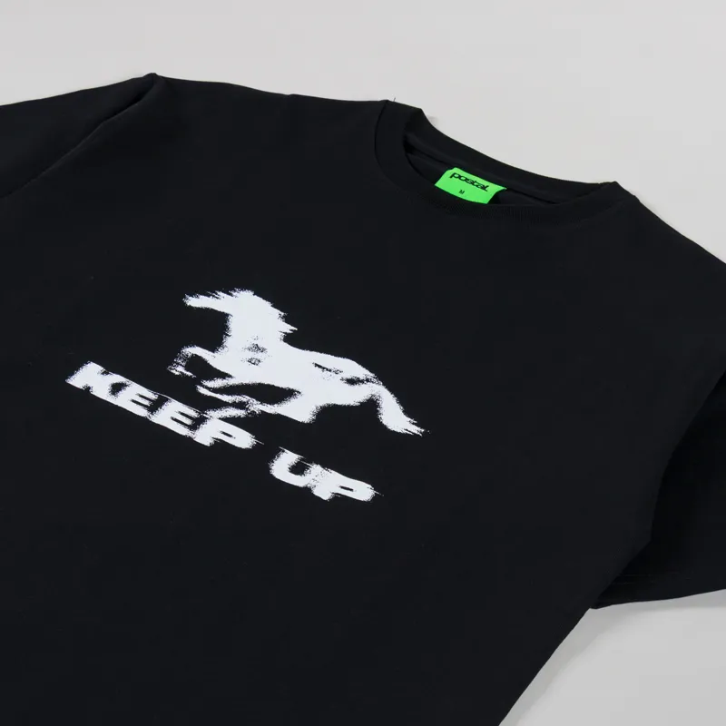 Postal Keep Up T Shirt Black-1