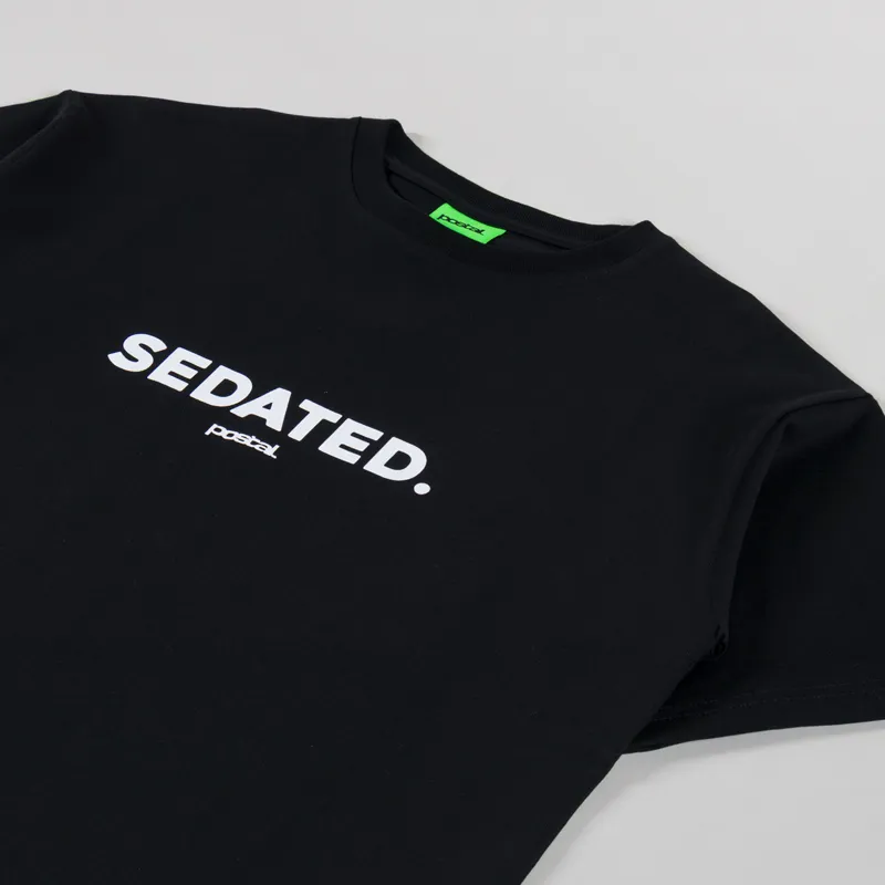 Postal Sedated T Shirt Black-1