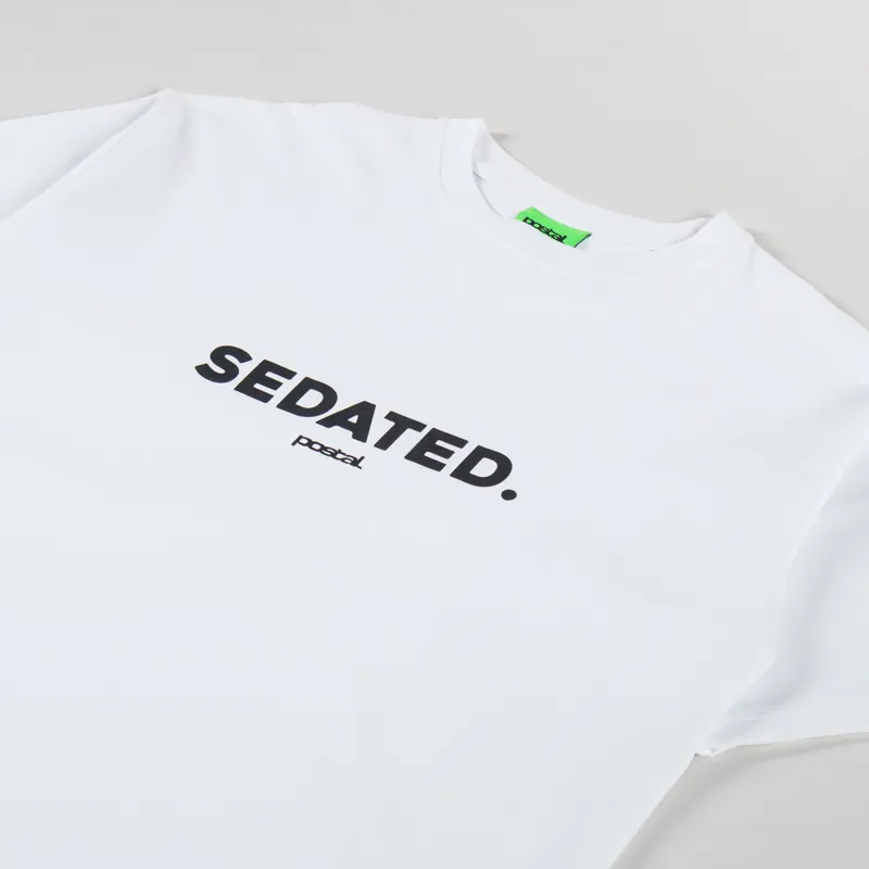 Postal Sedated T Shirt White-1