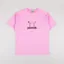 Postal Safety Pin T Shirt Dusty Pink