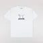 Postal Safety Pin T Shirt White