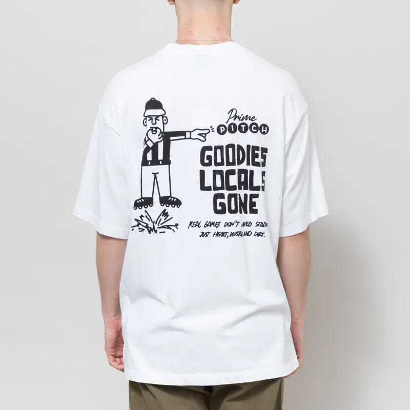 Goodies Sportive Prime Pitch Locals T Shirt White-2