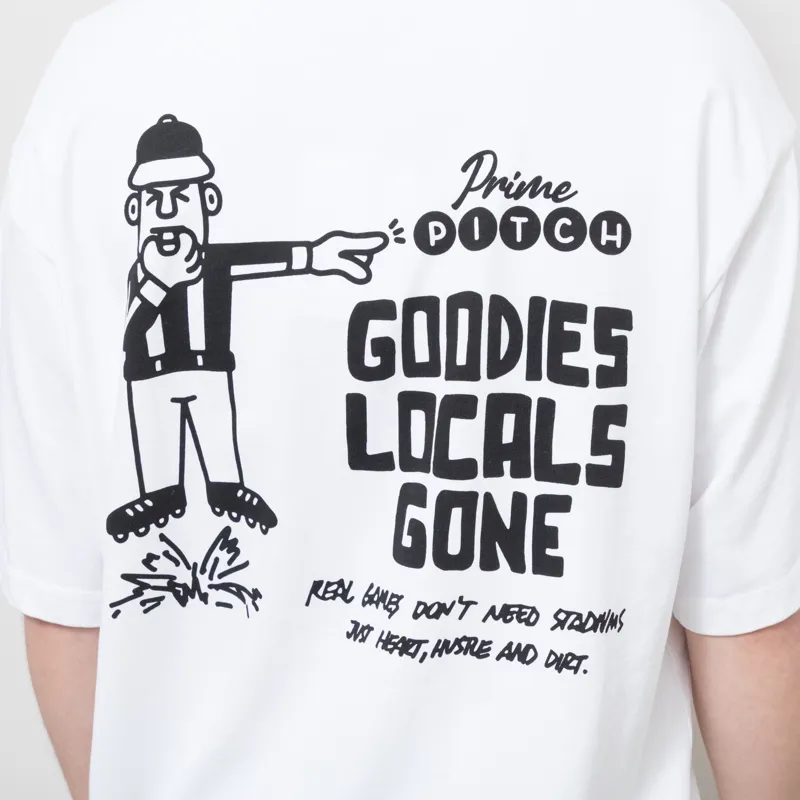 Goodies Sportive Prime Pitch Locals T Shirt White-5