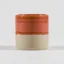 Yod and Co Drip Ceramic Planter Small Burnt Orange