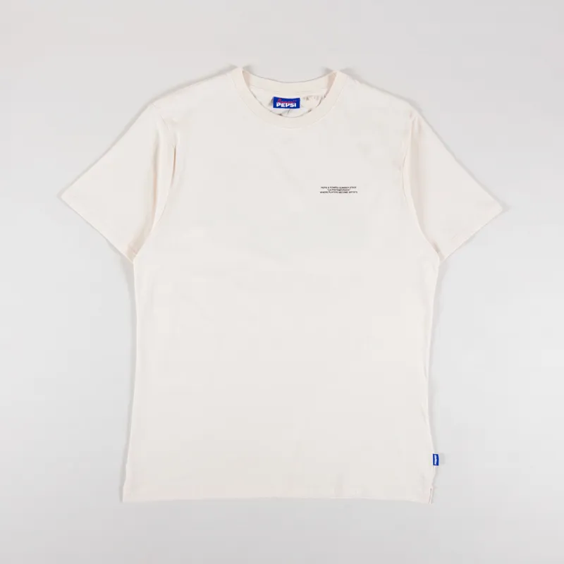 Pompeii X Pepsi Essentials T Shirt Cream-1